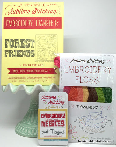 Forest Friends Embroidery Pattern Kit by Sublime Stitching