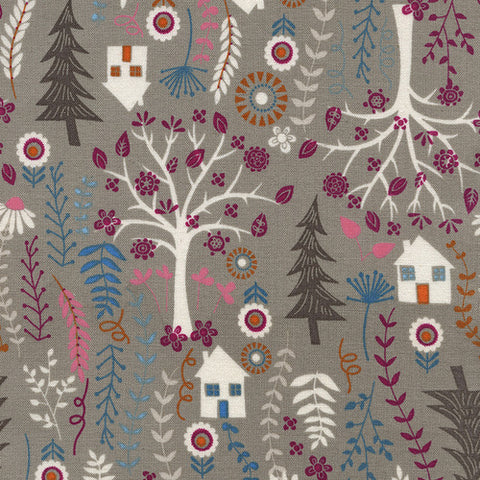 Forest Frolic Forest Houses by Timeless Treasures