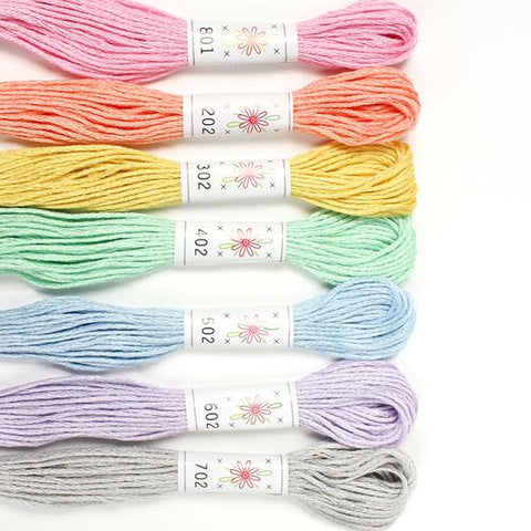 Frosting Palette Embroidery Floss Pack