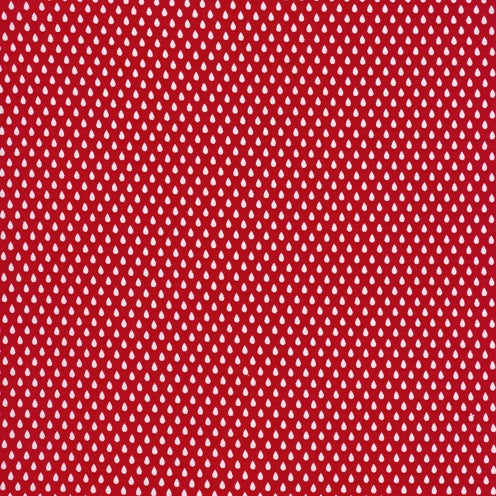 Fruit A La Carte Rain Drops in Ruby and White by Hoodie