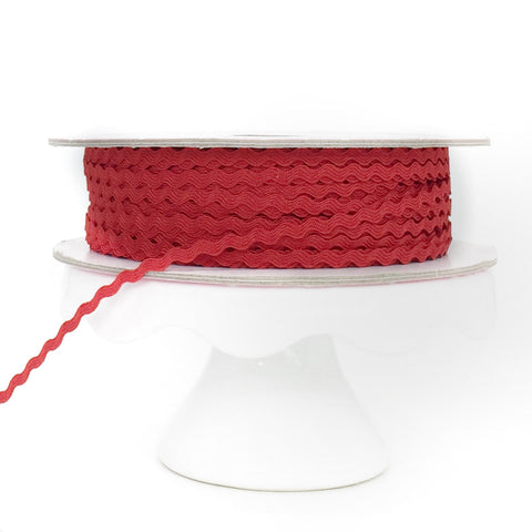 Mini Ric Rac in Red