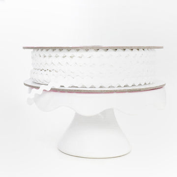 Mini Ric Rac in White