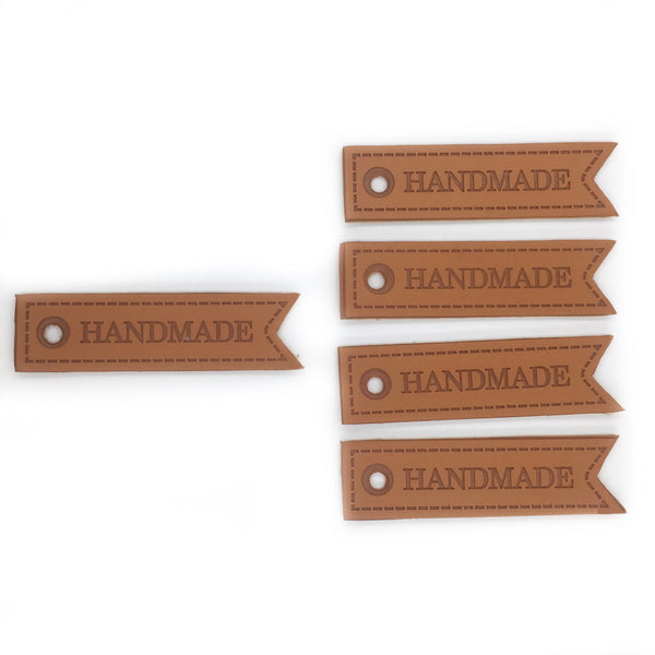 Handmade Tag in Faux Leather