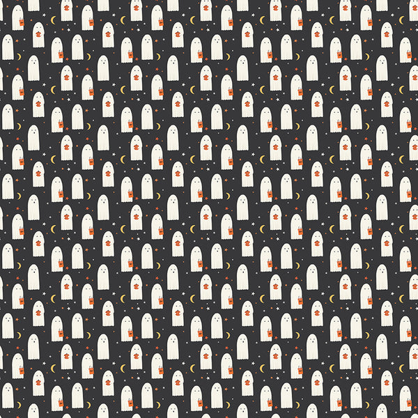 Hey Bootiful Sheet Ghosts in Charcoal by My Mind's Eye GC13132