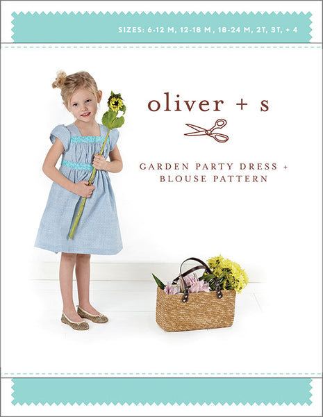 Garden Party Dress & Blouse Sewing Pattern by Oliver + S