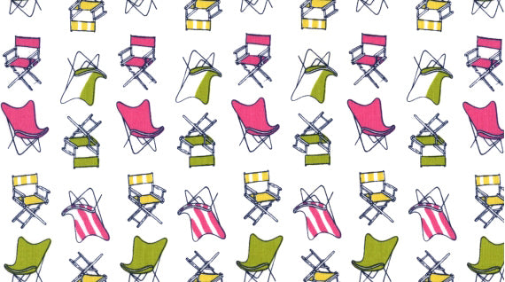 Garden Party Chairs in White by Dear Stella