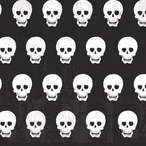 Geekly Chic Skulls on Black by Riley Blake Designs