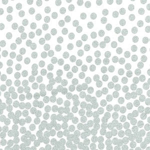 Glitz Confetti Border Pearlized in Platinum by Michael Miller Fabrics