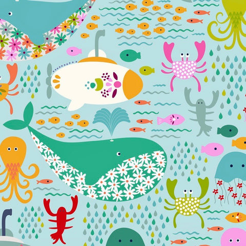 Under the Sea in blue