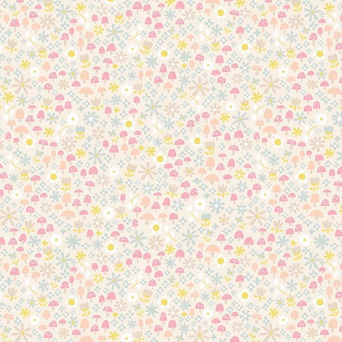 Goldilocks Mushrooms on Cream by Riley Blake Designs