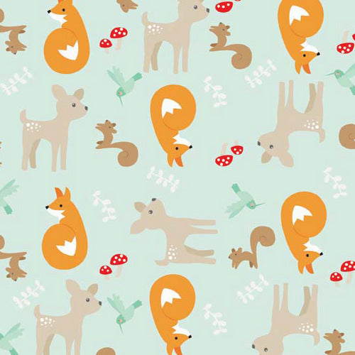 Good Natured Main on Mint by Riley Blake Designs