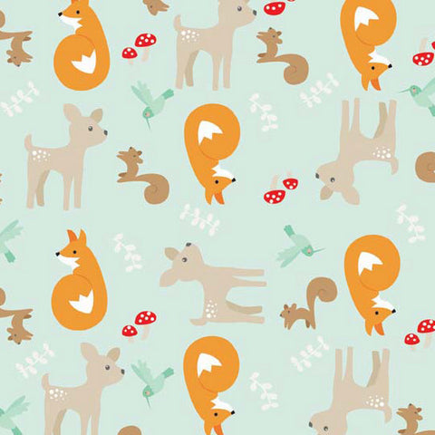 Good Natured Main on Mint by Riley Blake Designs