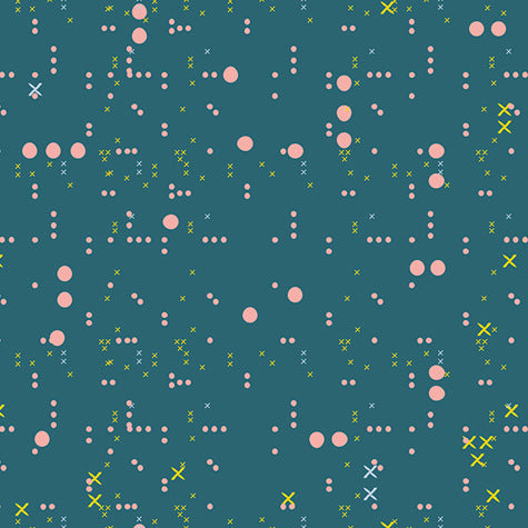 Gramercy NY Circuit in Teal by Art Gallery Fabrics