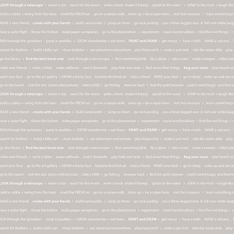 Greatest Adventure Text in Gray by Natalie Lymer for Riley Blake Designs