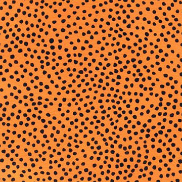 Gwendolyn Dot on Orange by Alexander Henry Fabrics