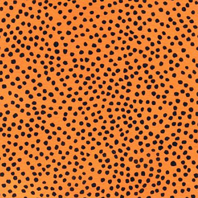 Gwendolyn Dot on Orange by Alexander Henry Fabrics