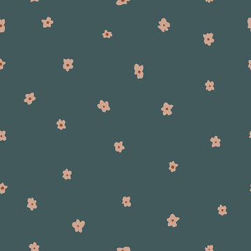 Dear Isla Posies in Hunter Green by Hope Johnson HJ203-HG1