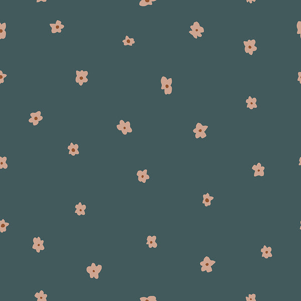 Dear Isla Posies in Hunter Green by Hope Johnson HJ203-HG1