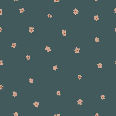 Dear Isla Posies in Hunter Green by Hope Johnson HJ203-HG1