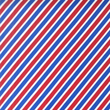 Handle with Care Postal Stripe in Bright by Robert Kaufman Fabrics