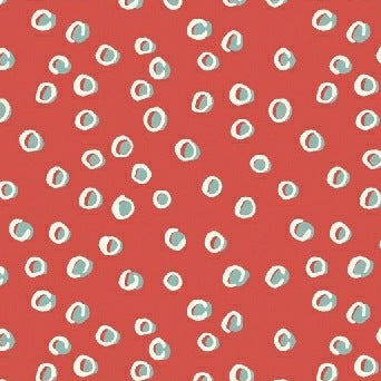 Handmade Polka Dot on Red by Windham Fabrics