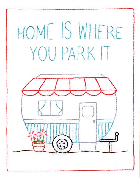 Happy Camper Embroidery