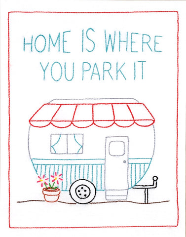 Happy Camper Embroidery