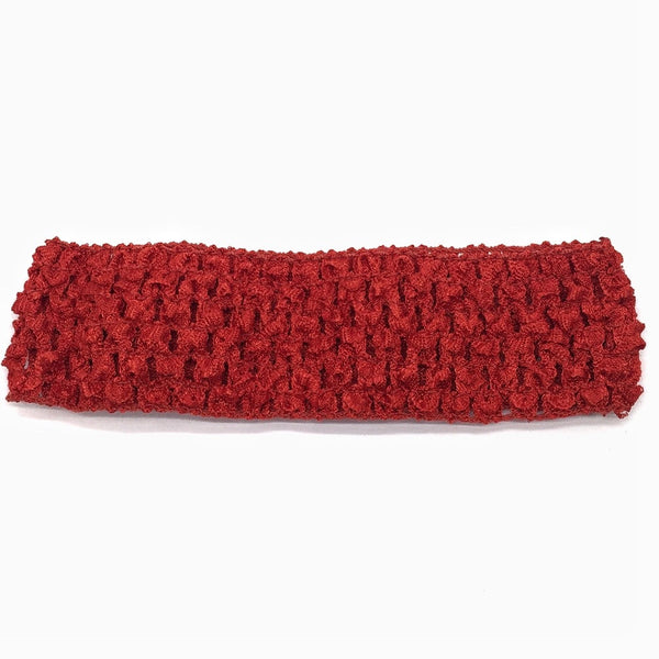 Crochet Headband in Red