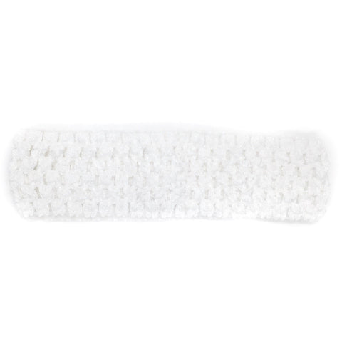 Crochet Headband in White