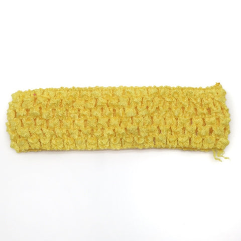 Crochet Headband in Yellow