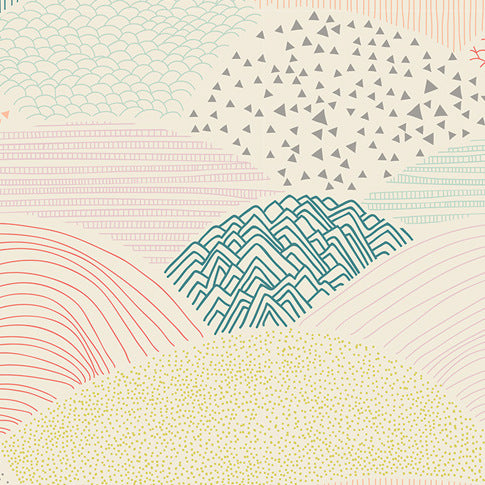 Hello Bear Summit Dawn by Bonnie Christine for Art Gallery Fabrics