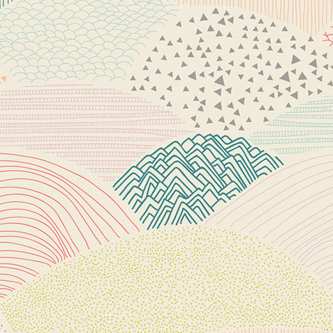 Hello Bear Summit Dawn by Bonnie Christine for Art Gallery Fabrics