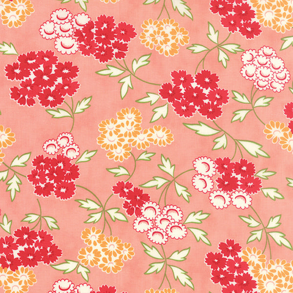 Hello Darling Floral Picnic in Pink by Bonnie Camille for Moda Fabrics