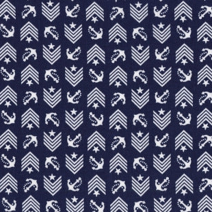 Hello Sailor Drop Anchor in Navy by Dear Stella