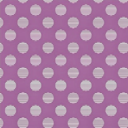 Hello Jane Dot on Purple