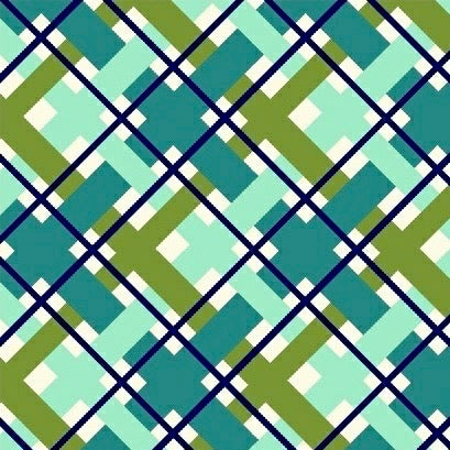 Hello Jane Plaid in Teal