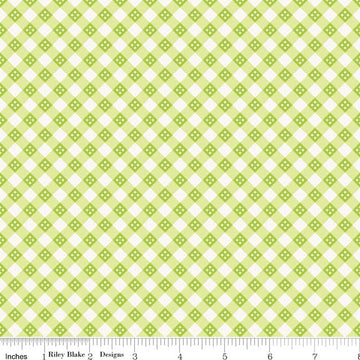 Hello Sunshine Plaid in Green by Riley Blake Designs