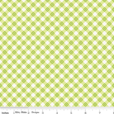 Hello Sunshine Plaid in Green by Riley Blake Designs