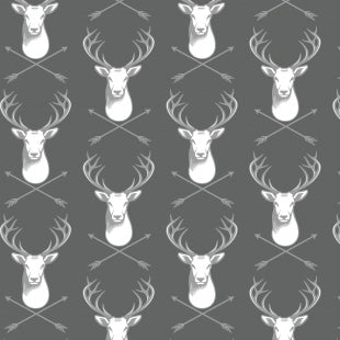 Hipster Brooklyn Stag in Asphalt by Dear Stella