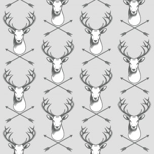 Hipster Brooklyn Stag in Nickel by Dear Stella