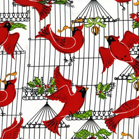 Holiday Birds by Michael Miller Fabrics