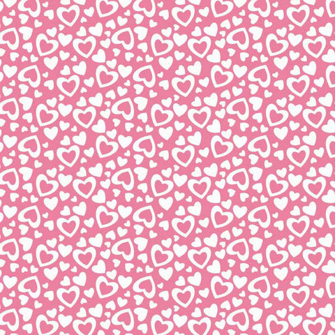 Holiday Hearts in Pink by Riley Blake Designs