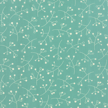 Hometown Girl Backyard Berries on Aqua by Pat Sloan for Moda Fabrics