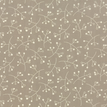 Hometown Girl Backyard Berries on Grey by Pat Sloan for Moda Fabrics