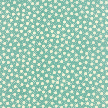 Hometown Girl Dots on Aqua by Pat Sloan for Moda Fabrics