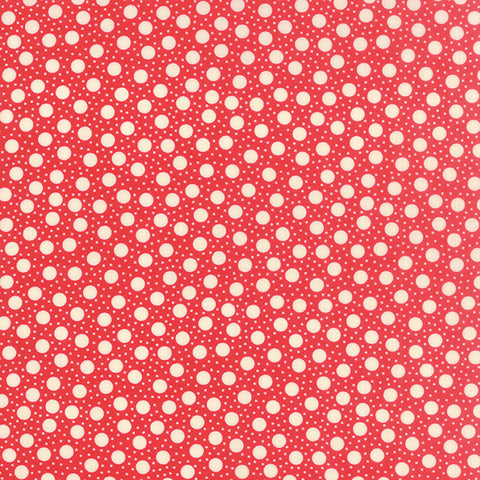 Hometown Girl Dots on Red by Pat Sloan for Moda Fabrics