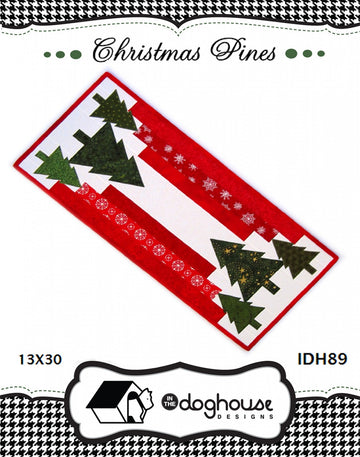 Christmas Pines Table Runner pattern by Deborah Bahr-Johnson