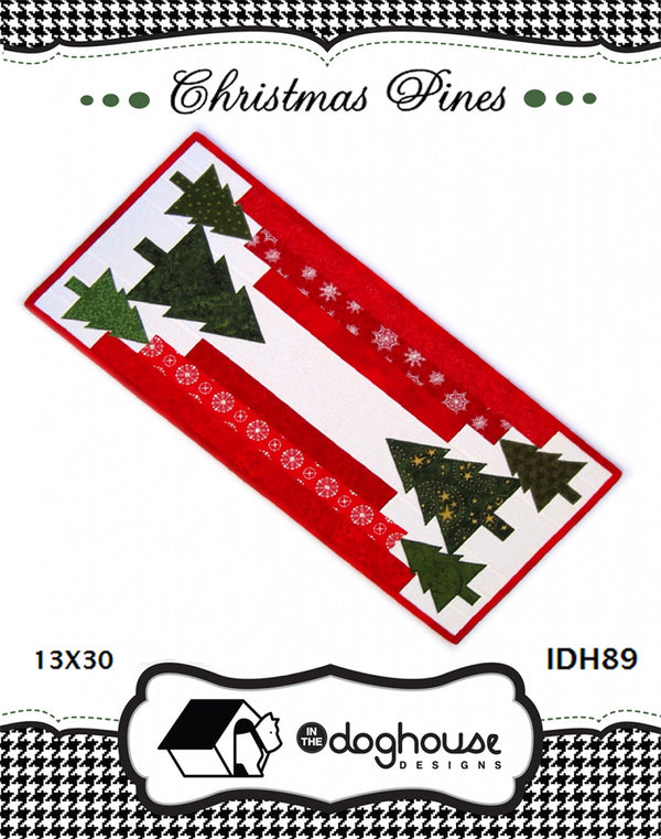 Christmas Pines Table Runner pattern by Deborah Bahr-Johnson