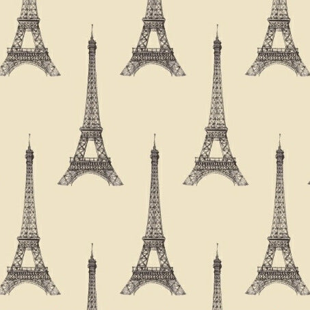 I Dream of Paris Eiffel Tower on Cream by Windham Fabrics