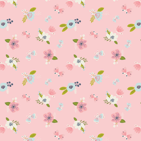 I Believe in Unicorns Flowers Pink